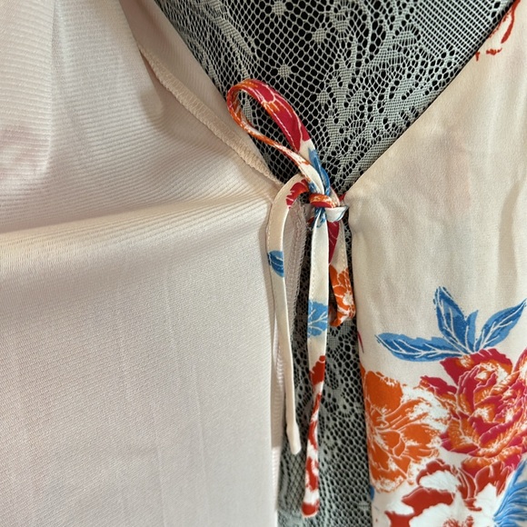 NWT Collective Concepts Wrap Maxi Dress XS – Pale Pink Floral Wedding Guest - Picture 8 of 10